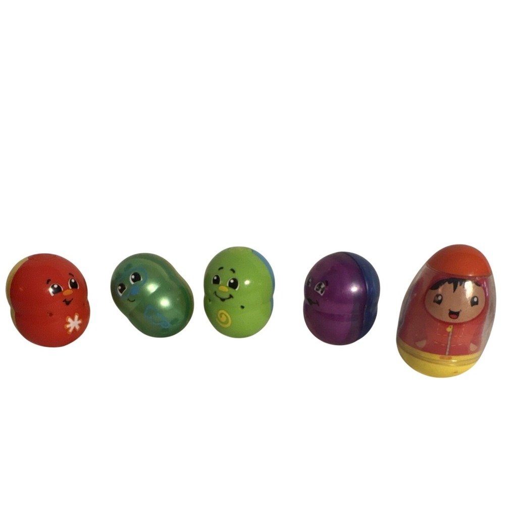 Fisher-Price Peek A Blocks Lot of 8 Colorful Figures Ages 6 Months to 3 Years